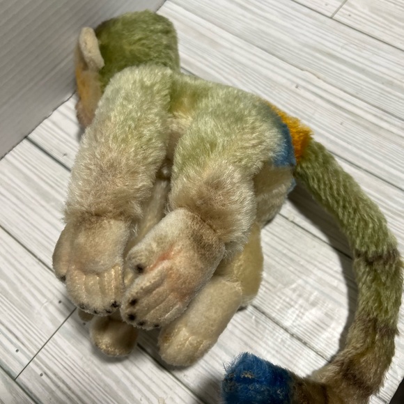 Vintage 1960's STEIFF Germany Mohair  MUNGO The Monkey w/ Blue Eyes - Picture 6 of 10
